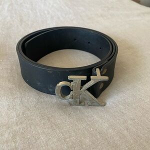 Men’s vintage classic Calvin Klein belt, Rubber , not leather.